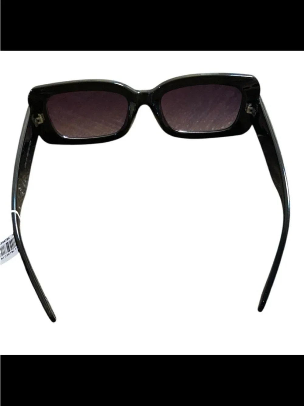 Ed Hardy Black Floral-Print Oversized Women’s Sunglasses NWT
